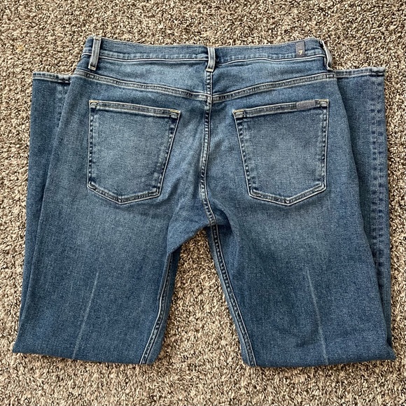 7 For All Mankind Austyn Relaxed Fit Straight Jeans Men’s Sz 33 - Picture 2 of 16